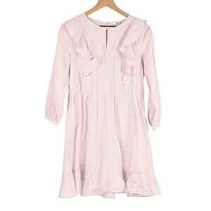 Madewell Ruffle-Shoulder Mini Dress, size 2, NWT